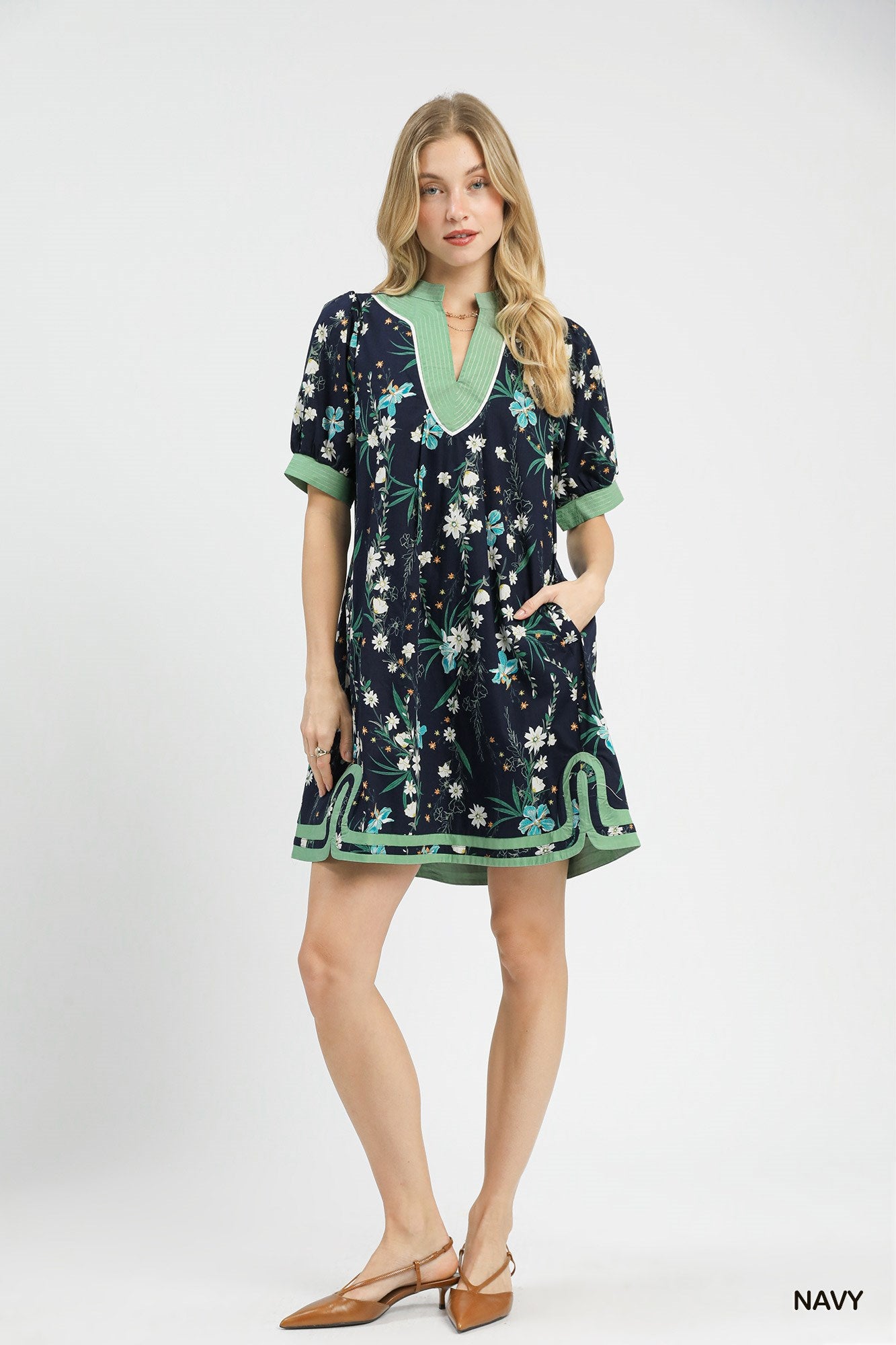 The Midnight Garden Trim Dress
