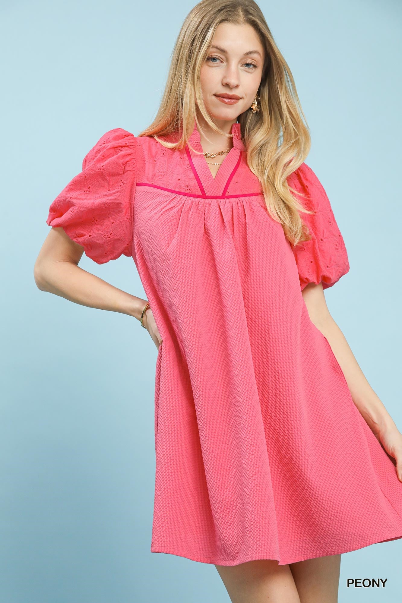The Petal Puff Sleeve Dress