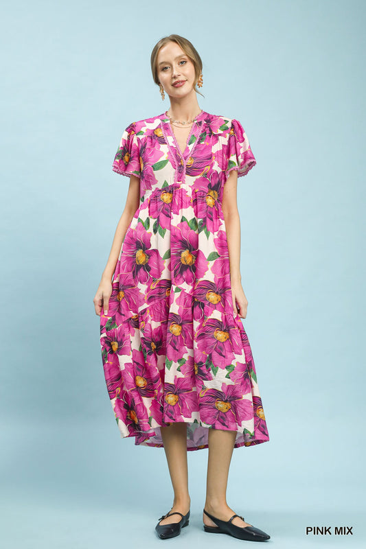 The Blushing Garden Maxi Dress