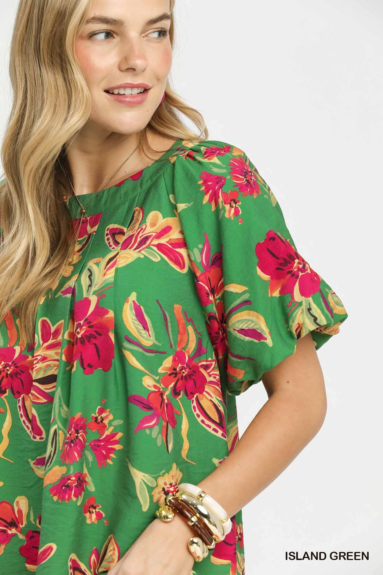 The Island Flutter Sleeve Top