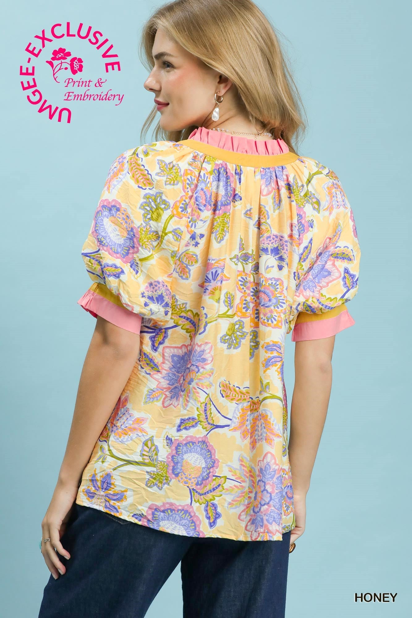 The Honey Ruffle Sleeve Top