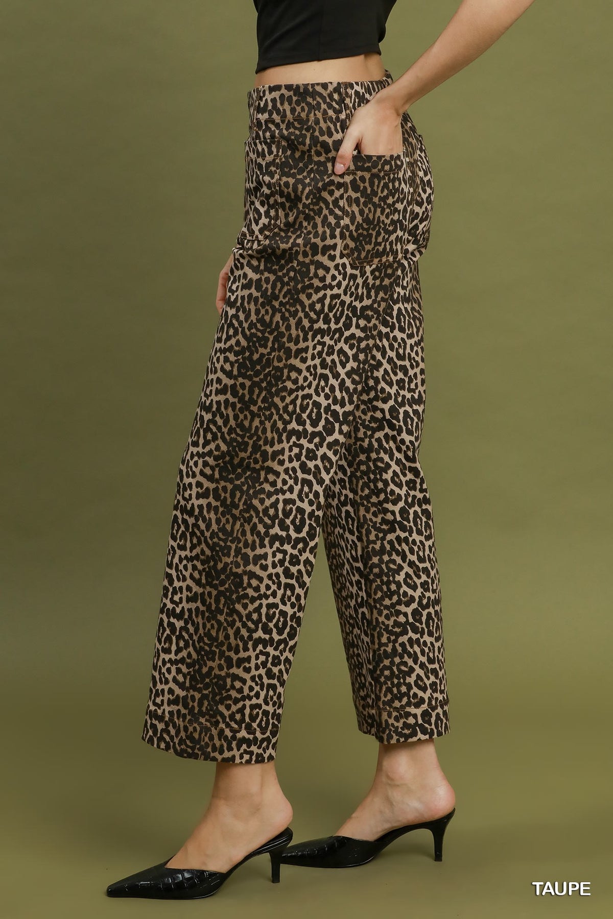 🐆 The Monroe Leopard Pants — Taupe