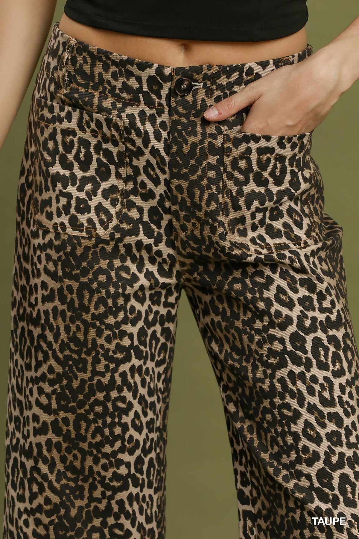 🐆 The Monroe Leopard Pants — Taupe