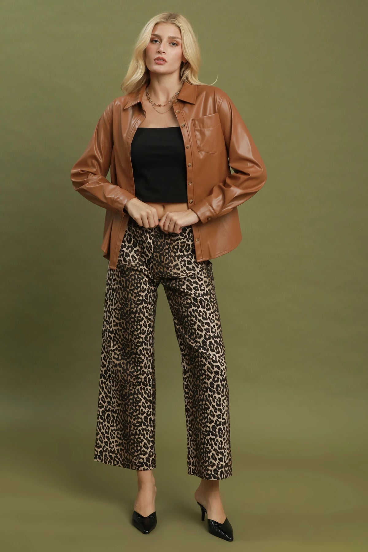 🐆 The Monroe Leopard Pants — Taupe