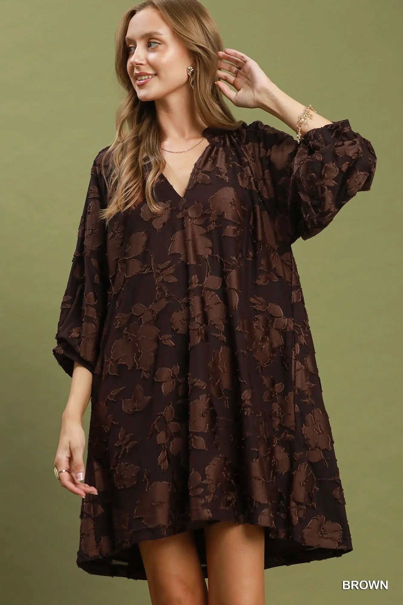Espresso Elegance Dress