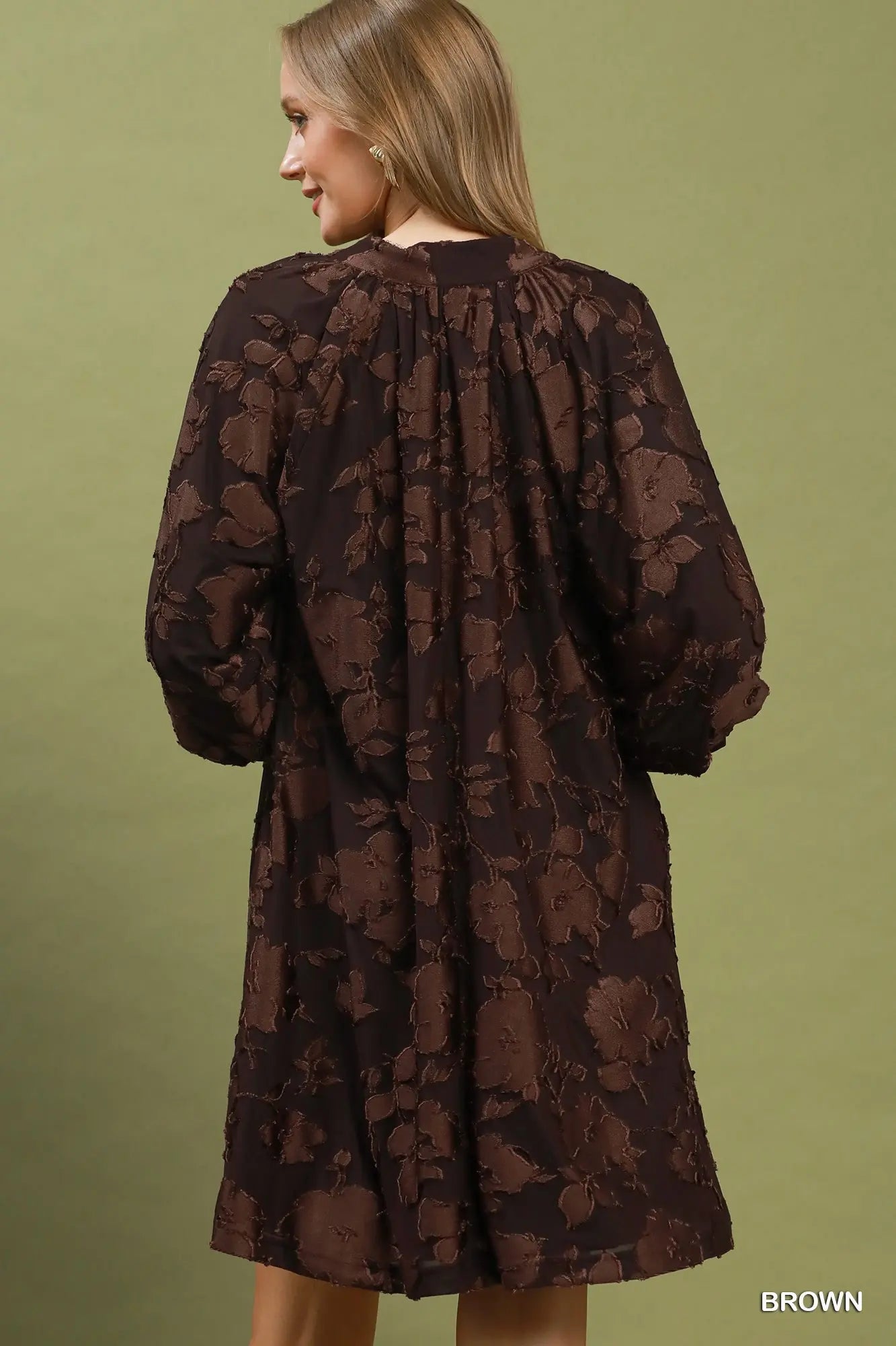Espresso Elegance Dress