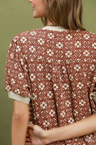 Rustic Charm Shift Dress