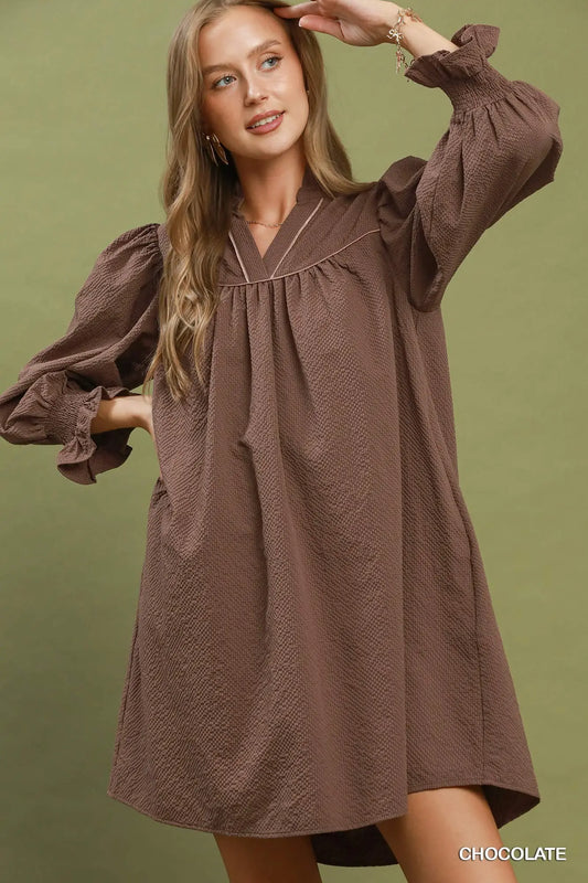 Chocolate Dreams Mini Dress