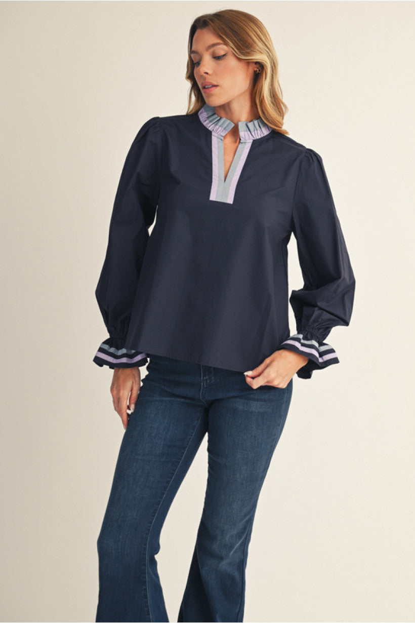 The Kensington Poplin Top