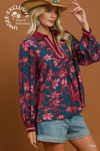 Wildberry Bloom Top