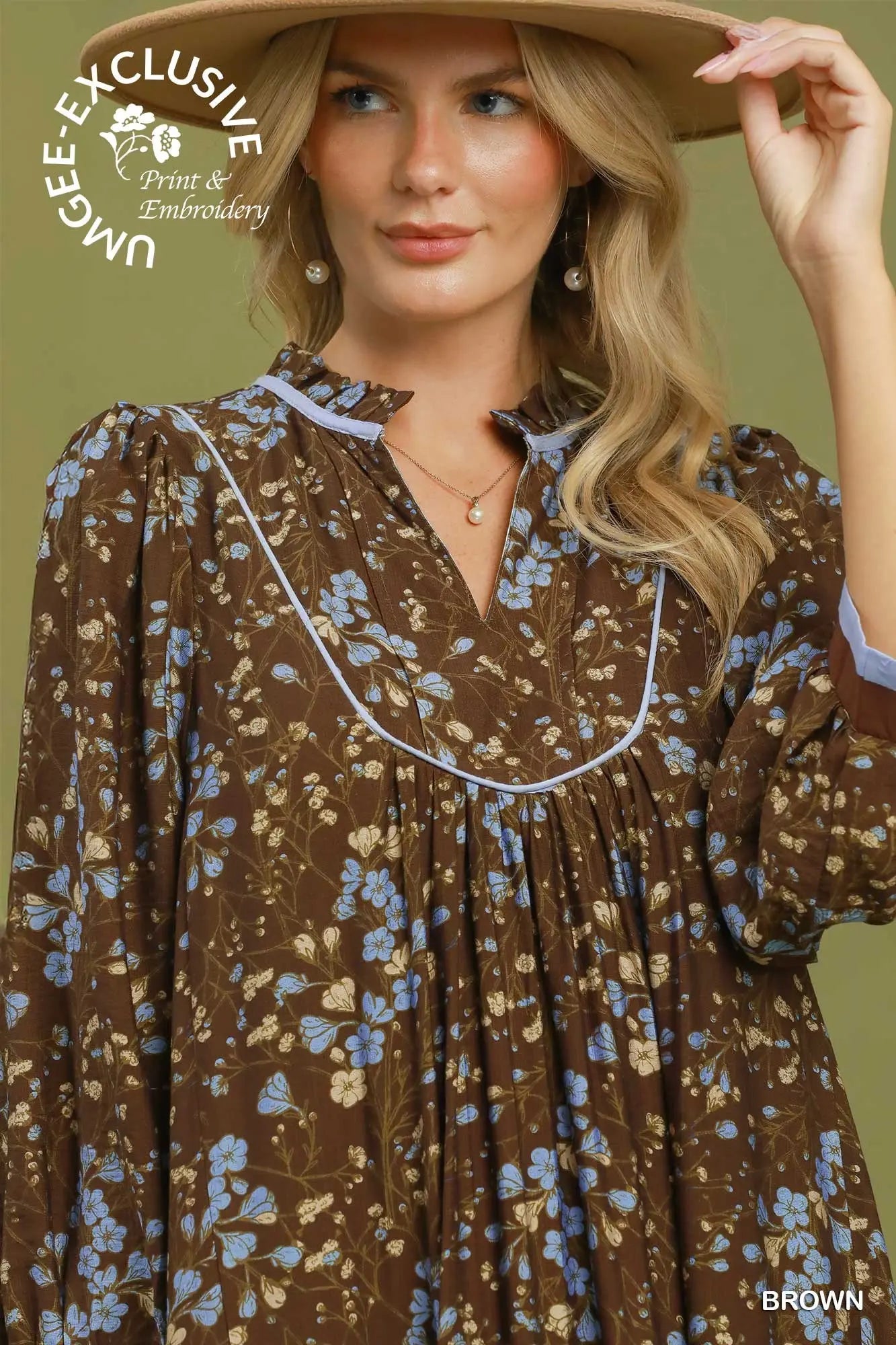 Autumn Meadow Maxi Dress