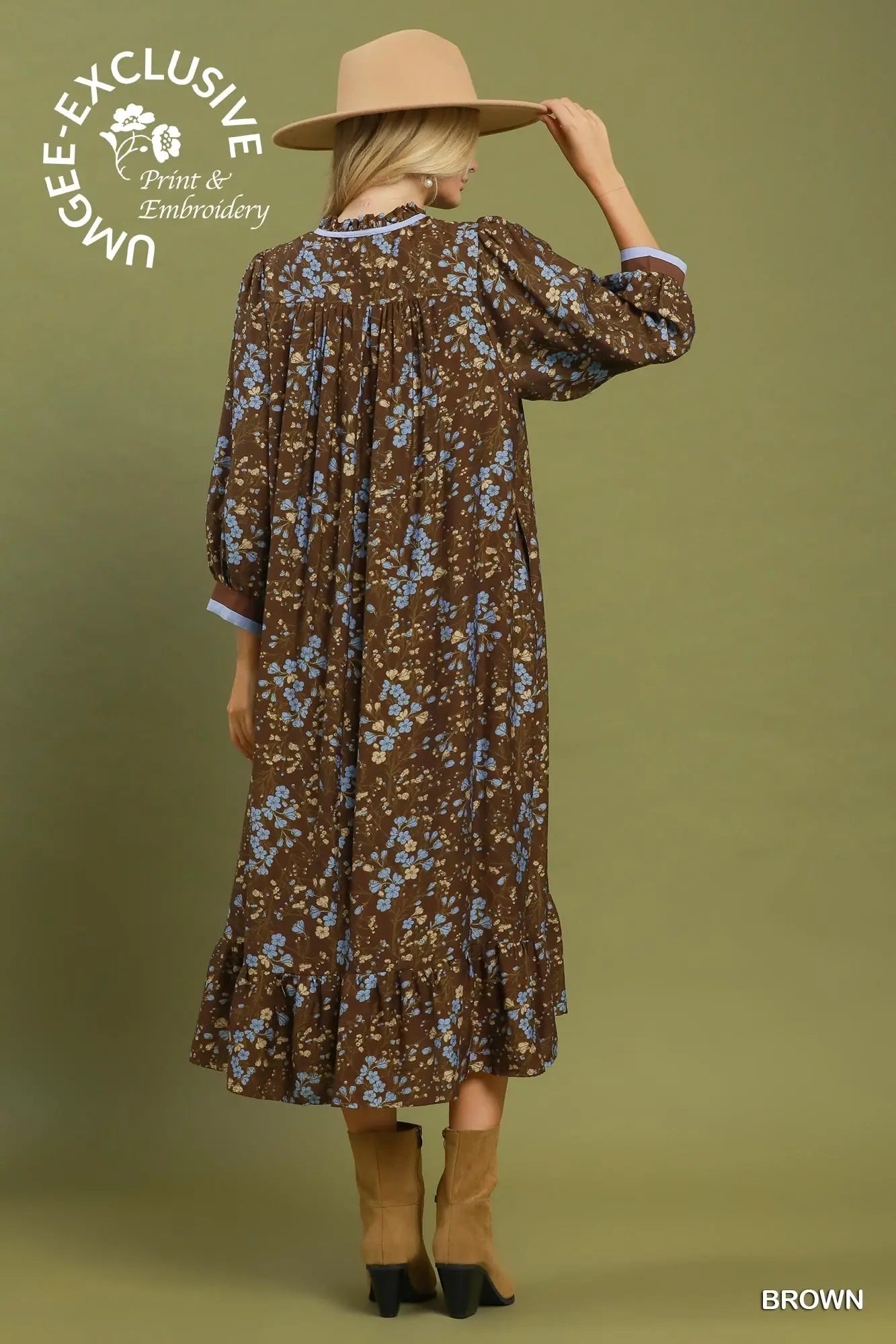 Autumn Meadow Maxi Dress