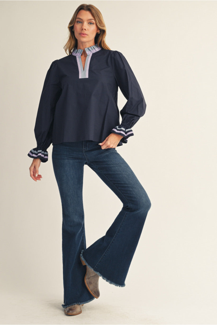 The Kensington Poplin Top