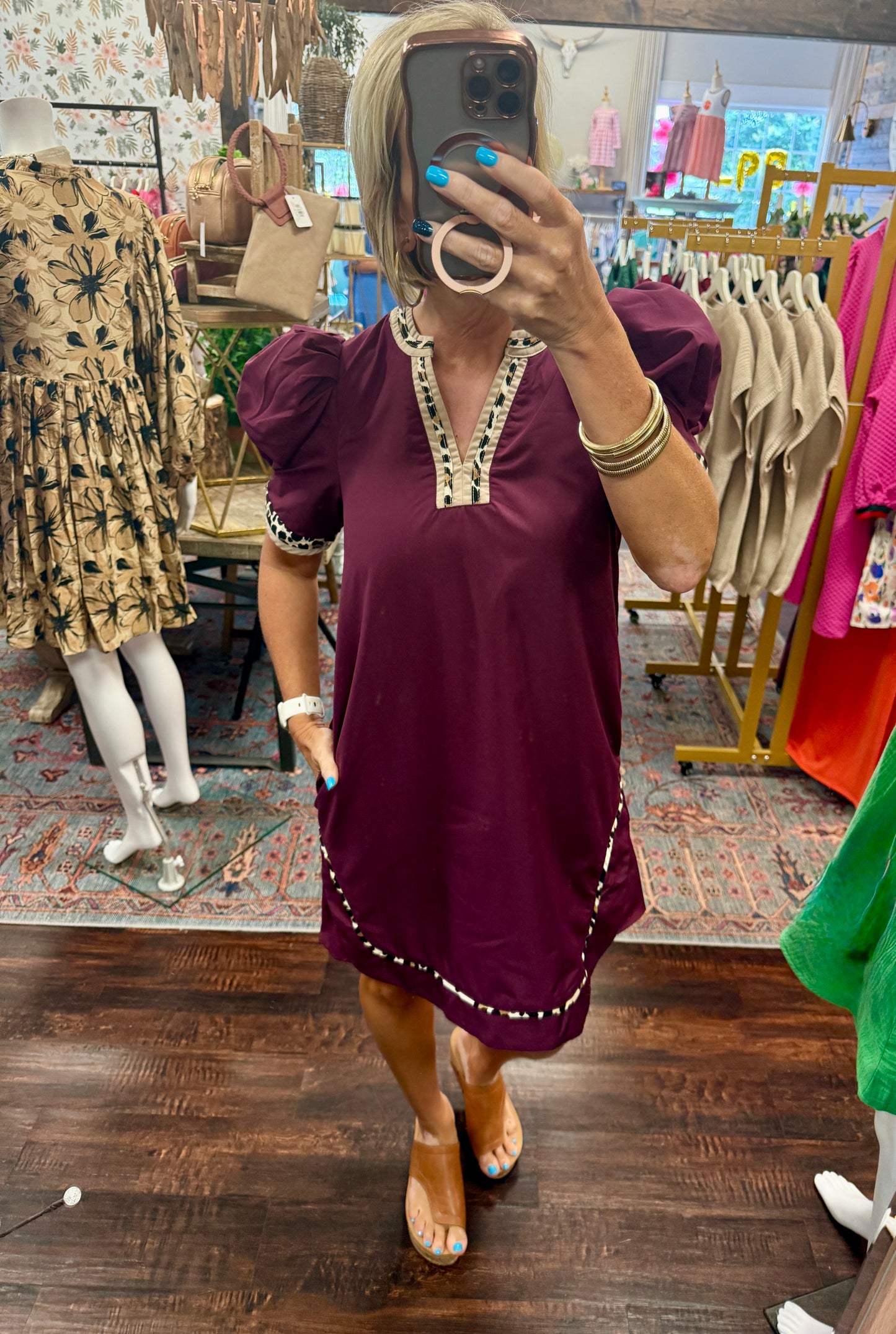 The Wild Grace Puff Sleeve Dress