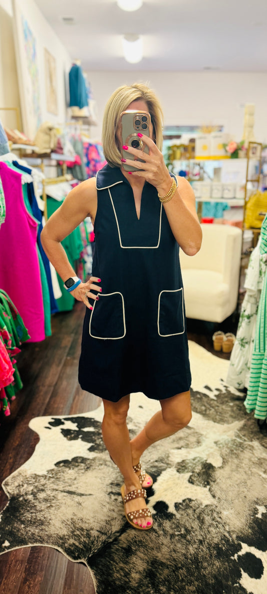 The Midnight Harbor Pocket Dress