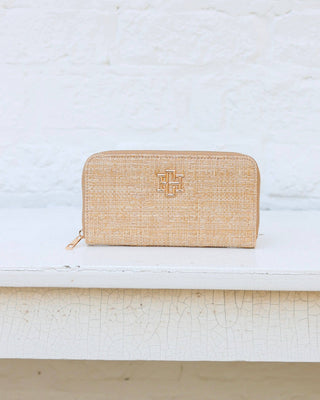 Caroline Hill - Penelope Wallet Natural Lattice: Default