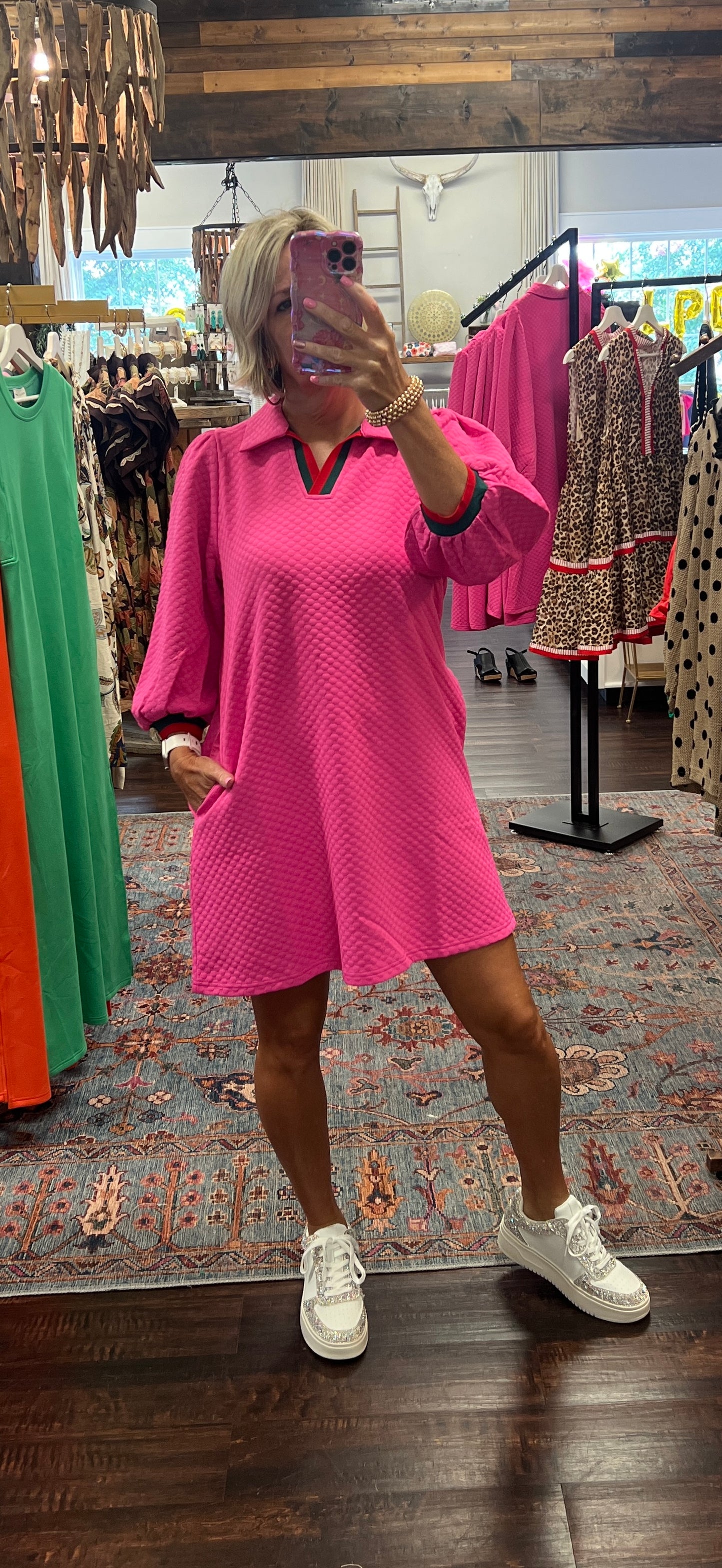 The Blair Bubble Sleeve Dress