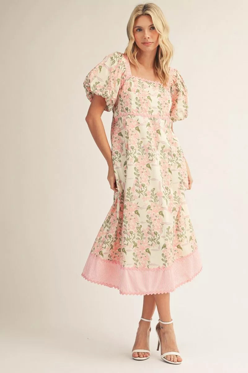 The Garden Party Midi Dress
