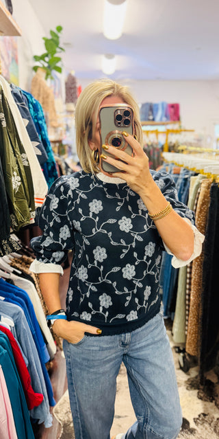 Stitched in Bloom Top