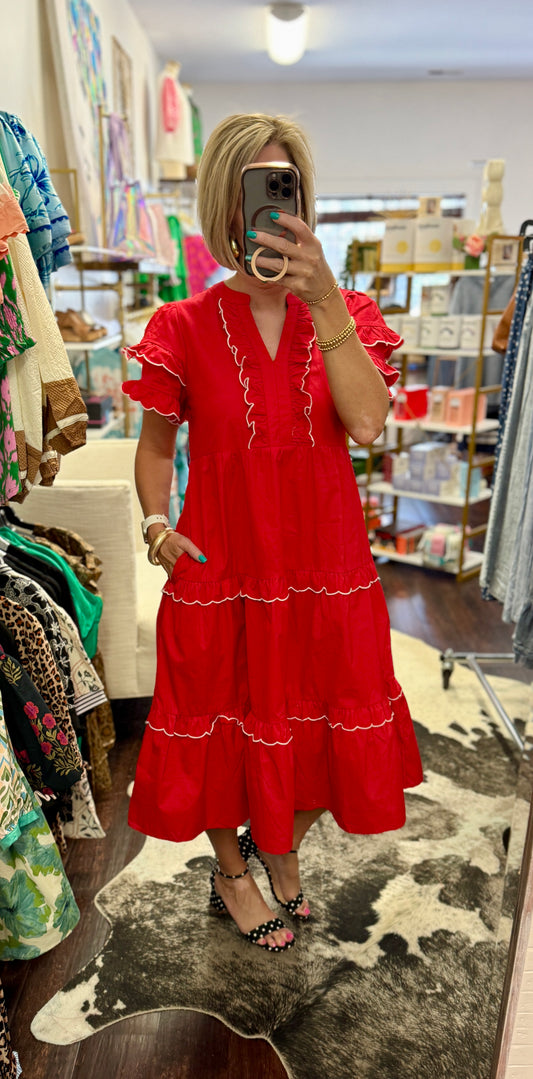 The Sweet Scarlet Dress