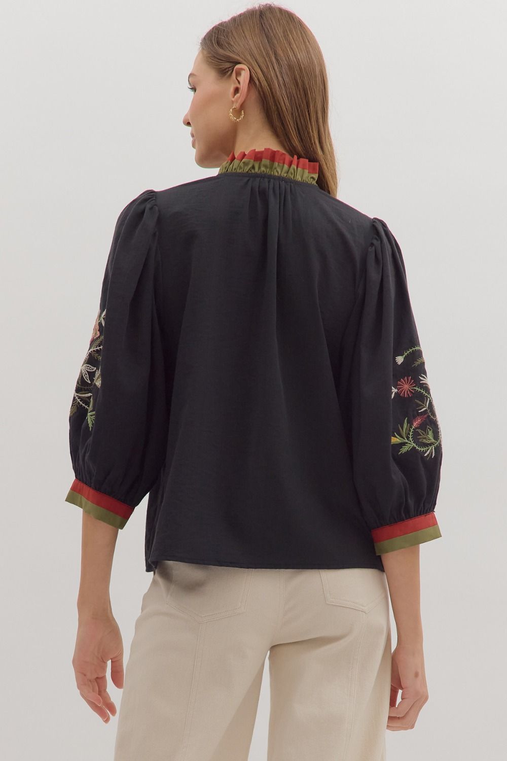 The Briar Embroidered Top