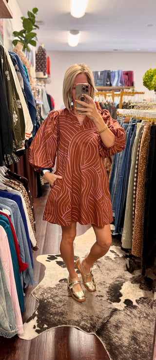 Pink Current Dress