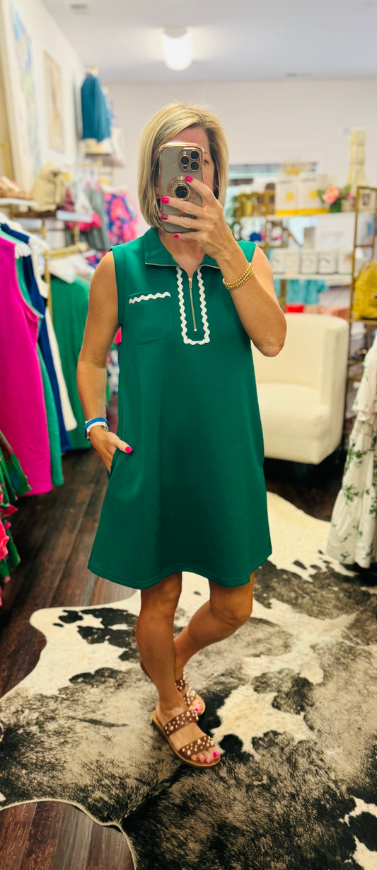 The Emerald Coast Zip-Up Dress