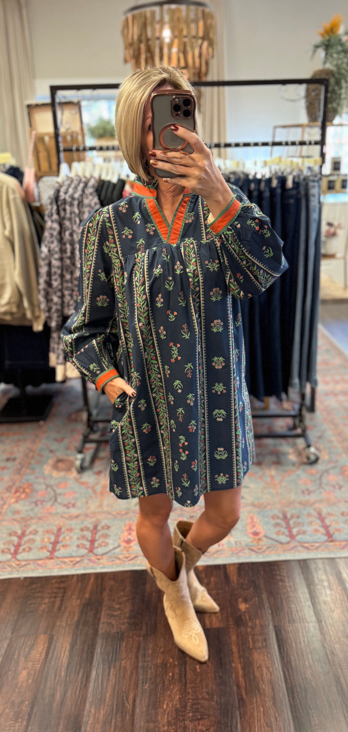 The Caroline Print Dress