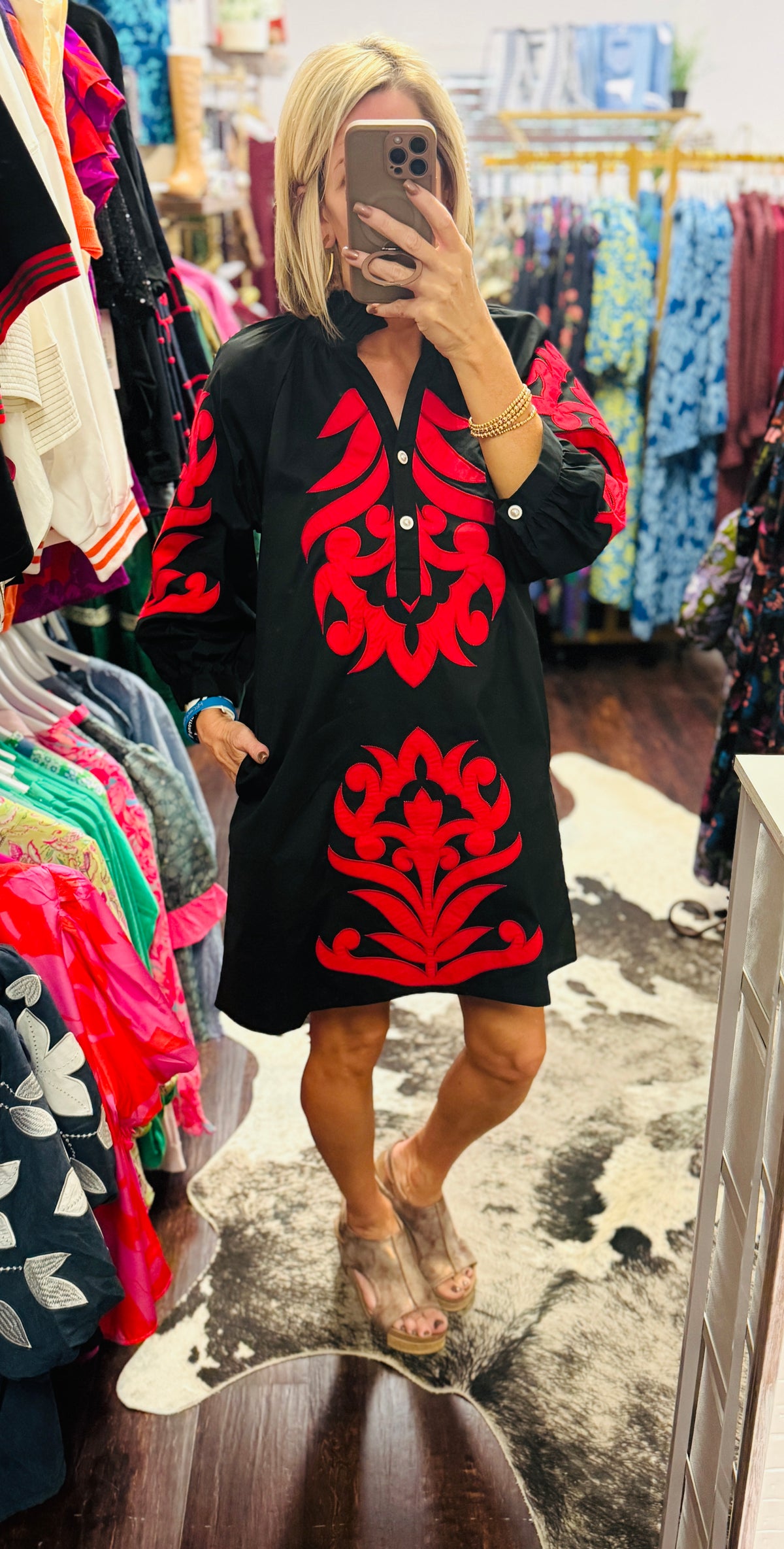 The Ellington Appliqué Dress