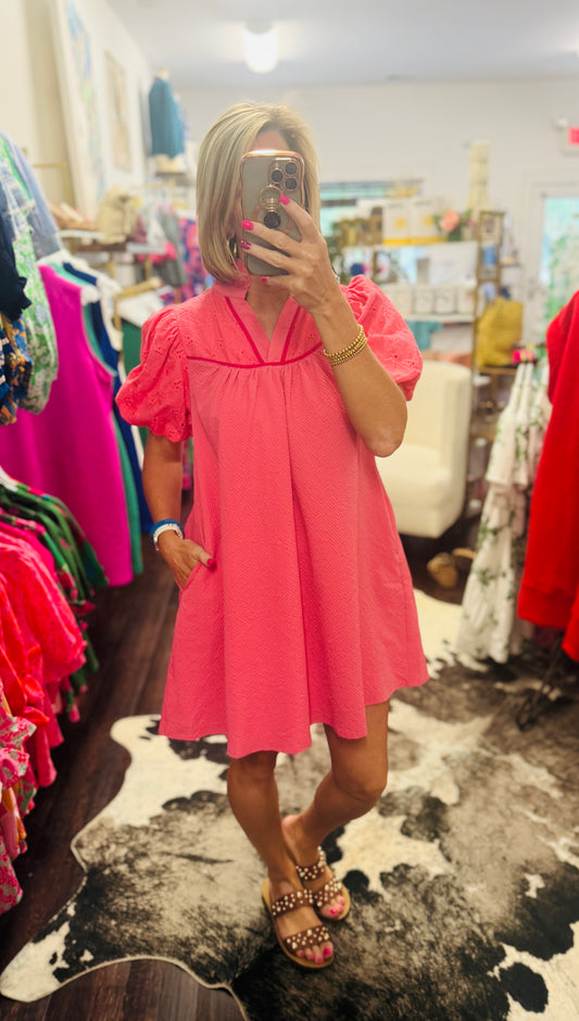 The Petal Puff Sleeve Dress