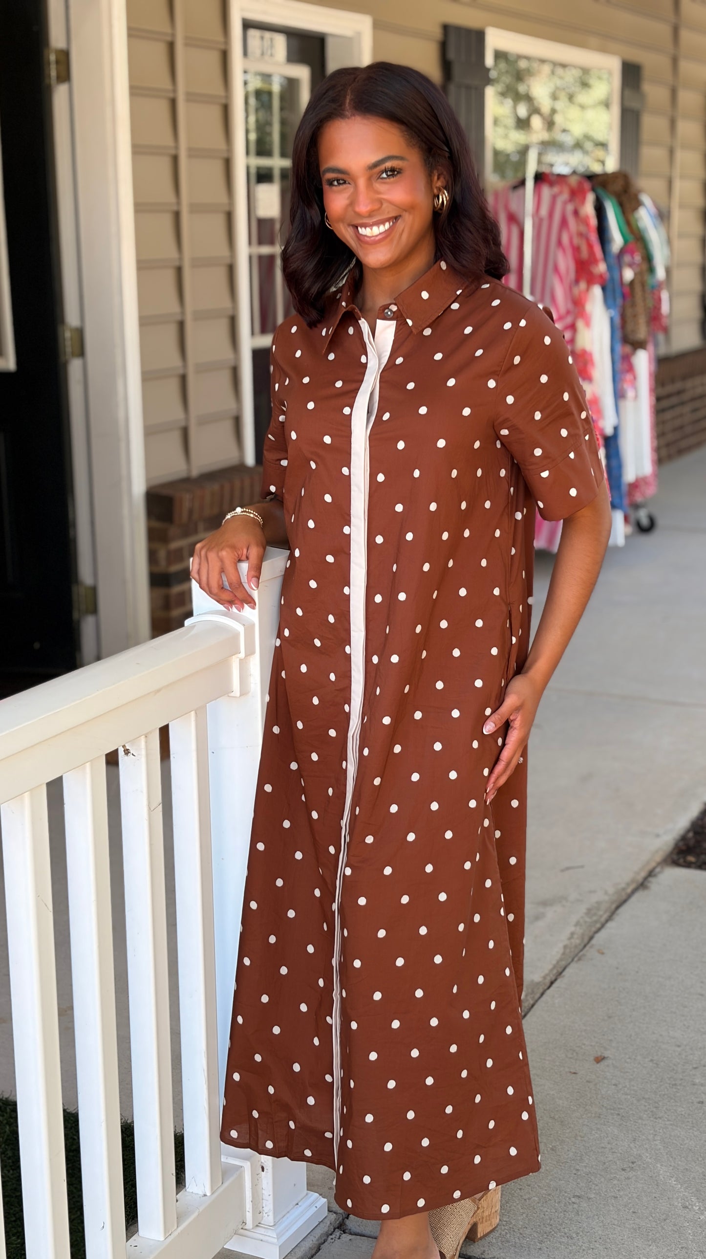 Polka Dot Darling Midi Dress