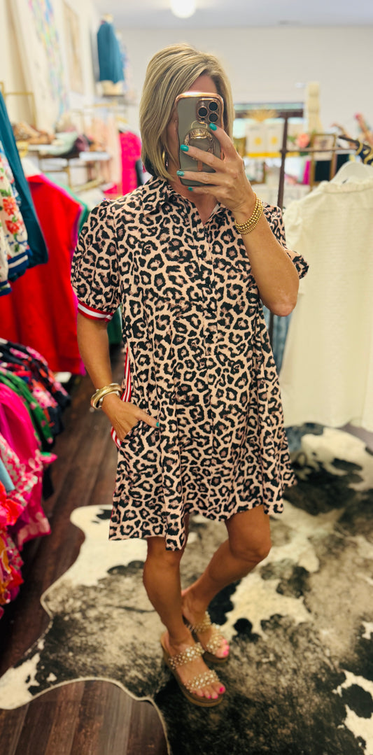 The Fierce & Flirty Leopard Dress