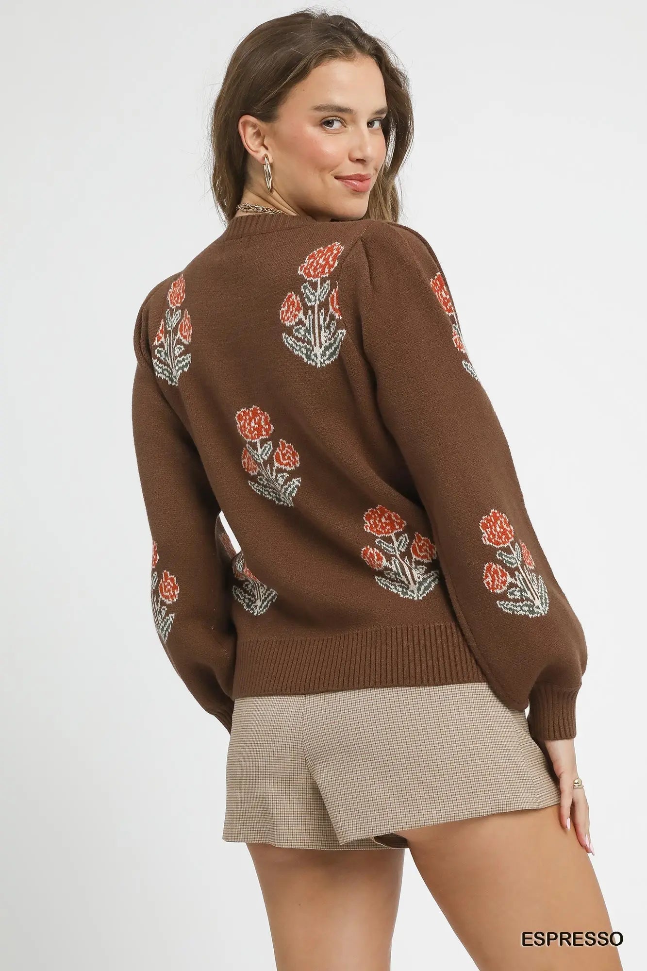 The Maribelle Garden Sweater – Espresso