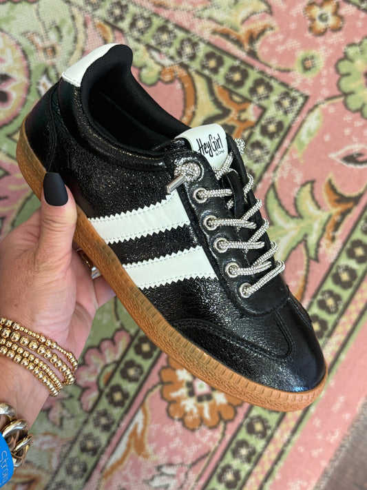 Corkys Heads Up Black Metallic