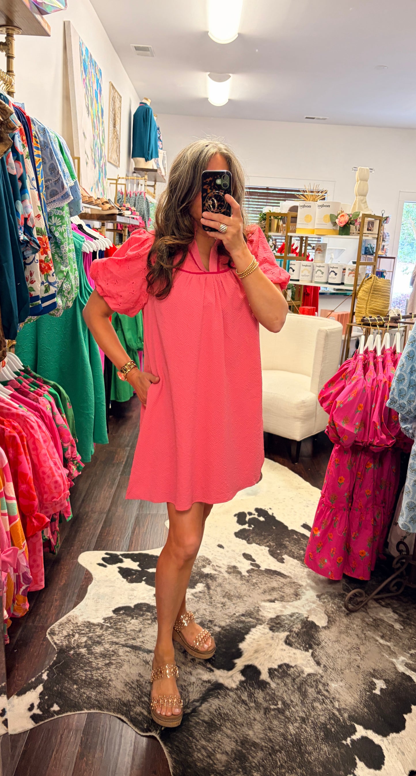 The Petal Puff Sleeve Dress