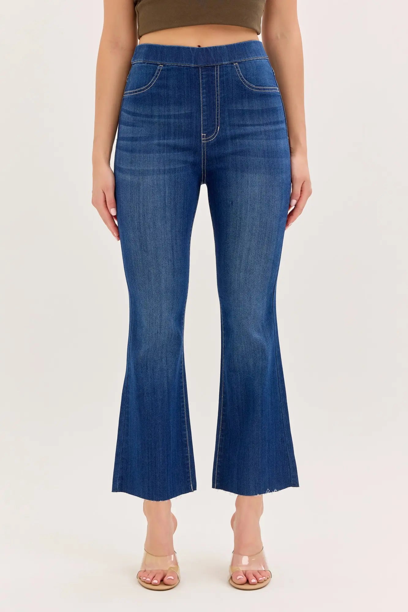 CELLO High Rise Pull-On Crop Flare