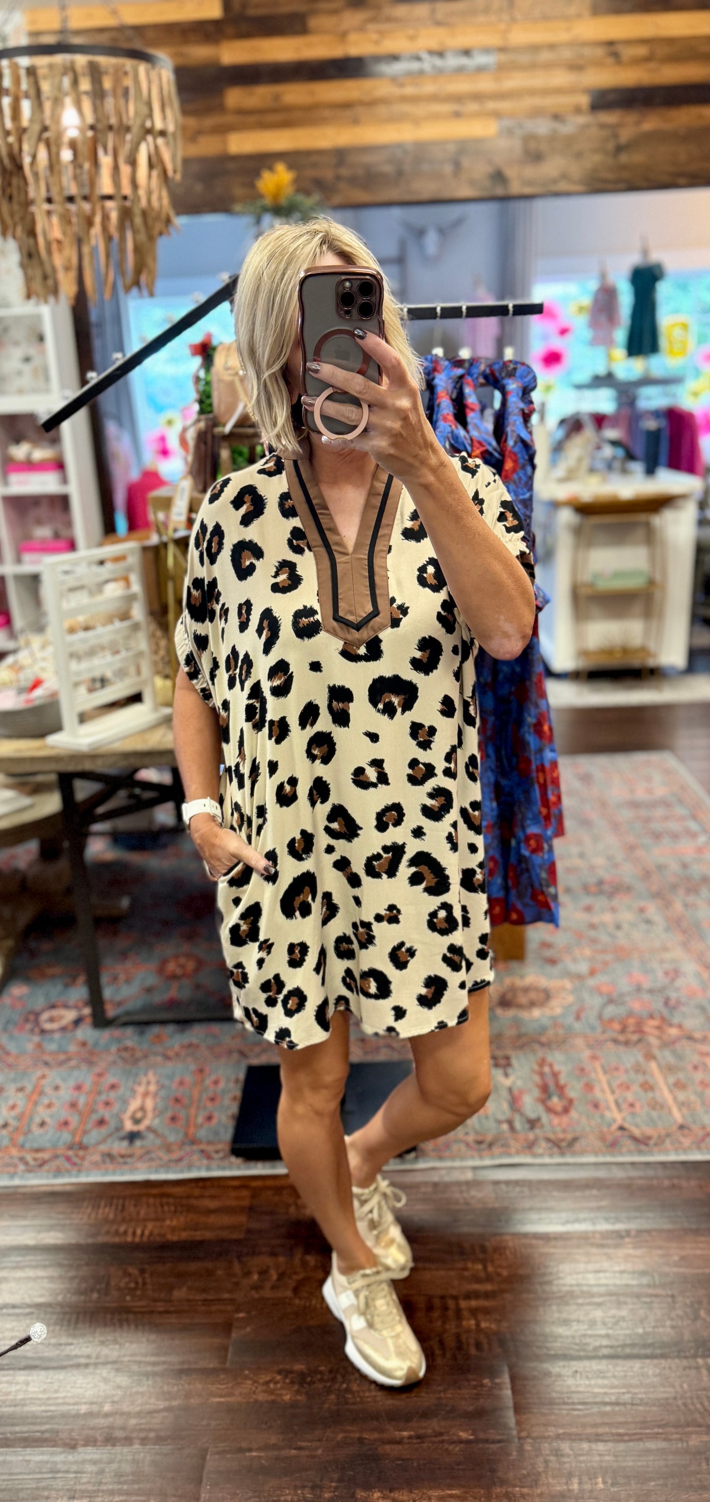 The Maren Leopard Dress