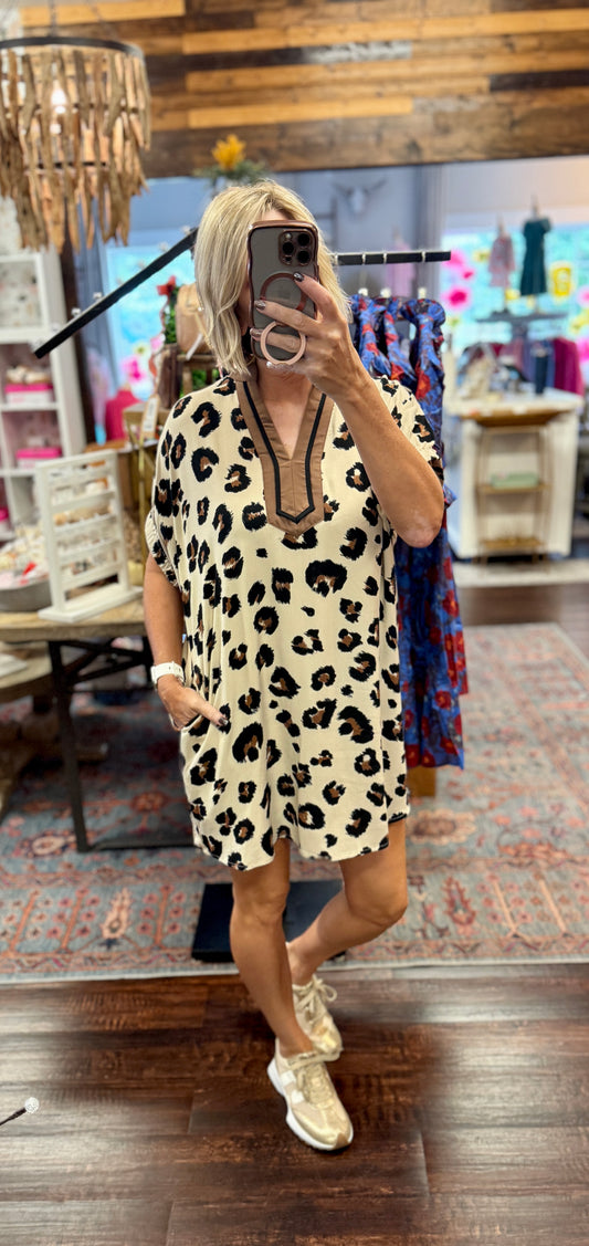 The Maren Leopard Dress