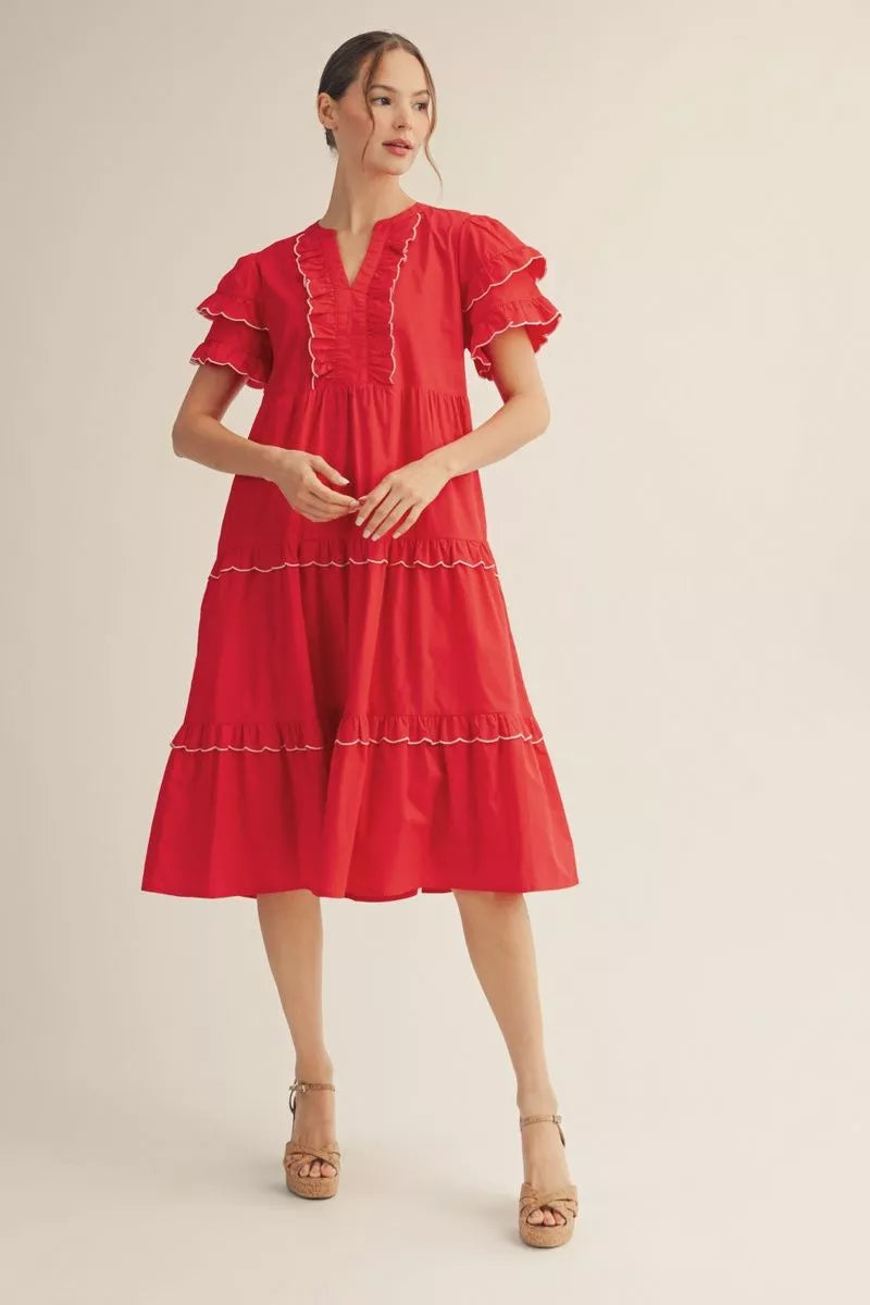 The Sweet Scarlet Dress