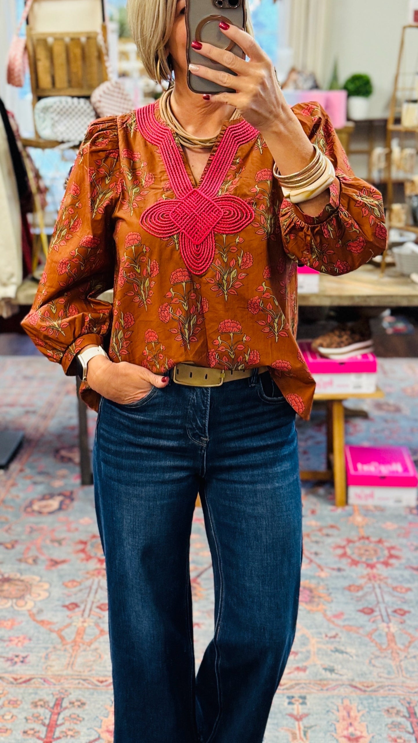 The Marigold Ember Top