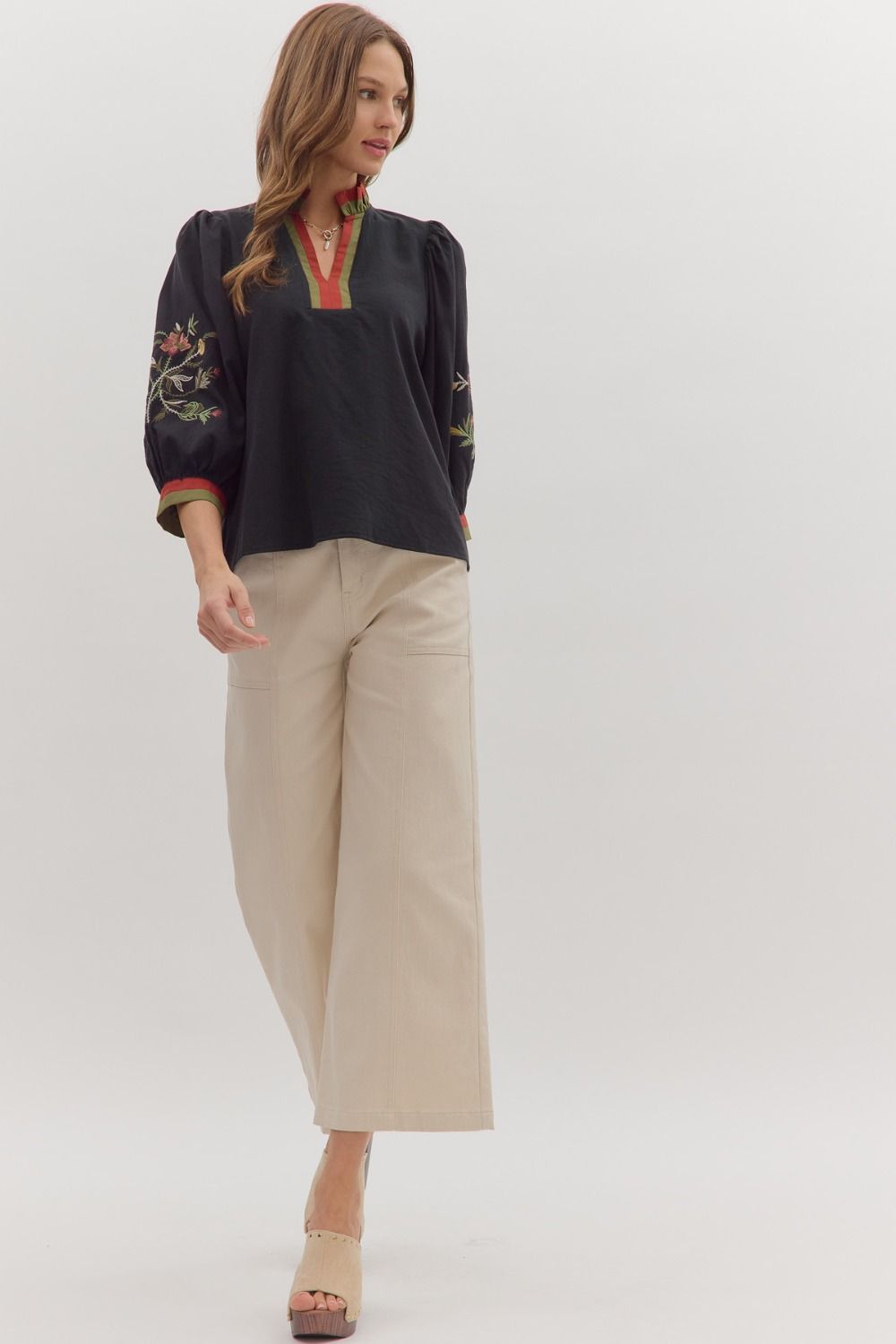 The Briar Embroidered Top