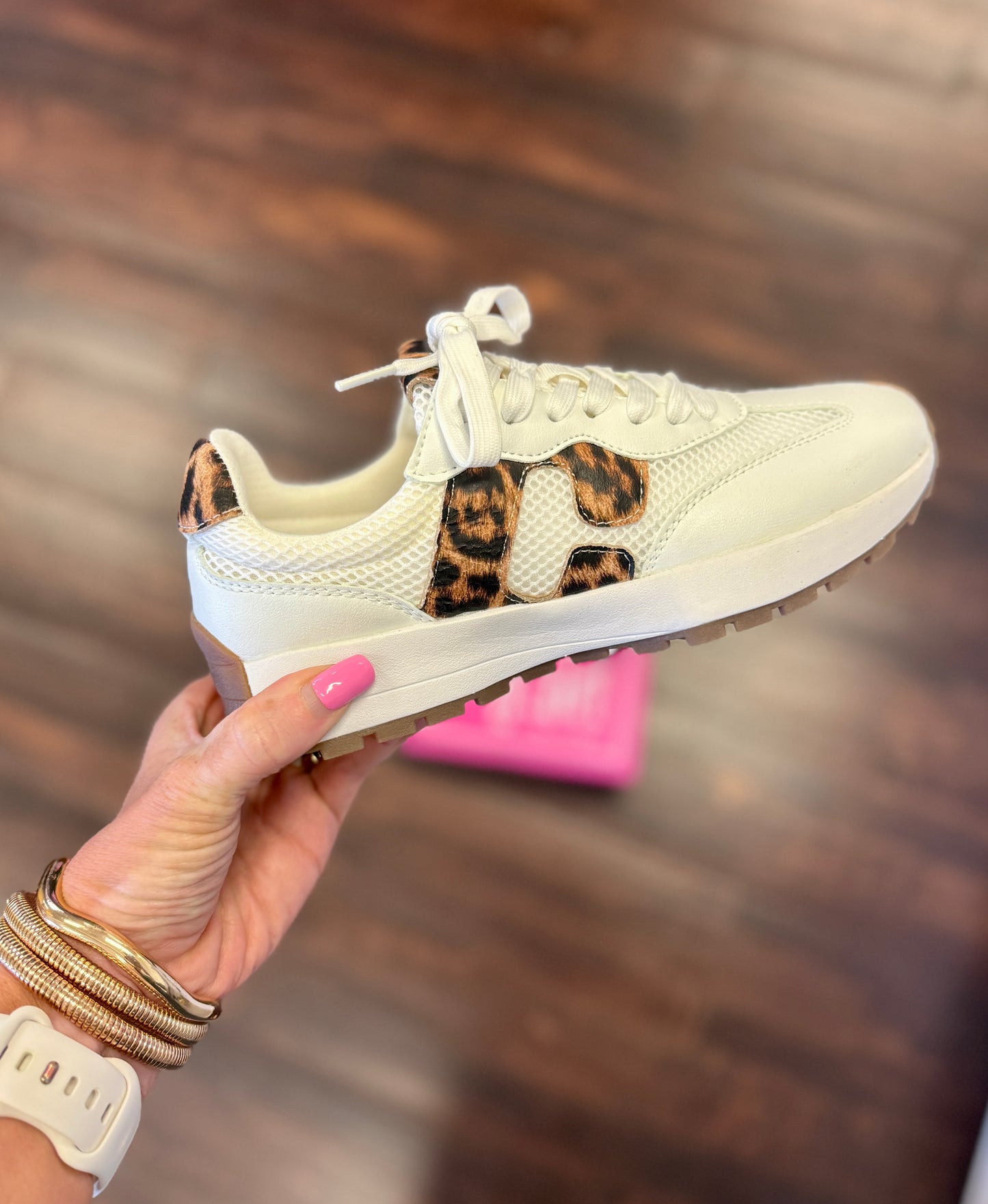 No Prob - White with Leopard
