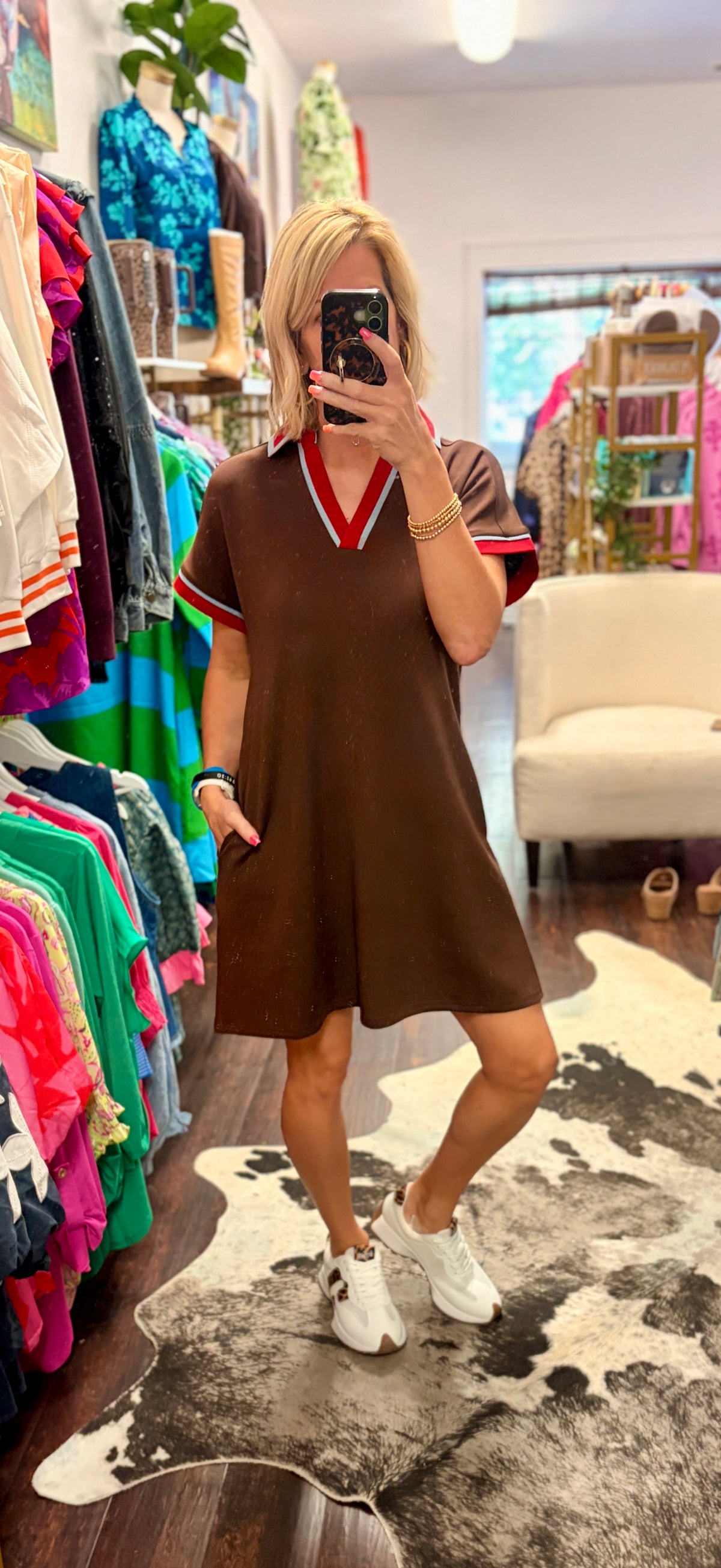 🤎 The Game Day Girl Dress