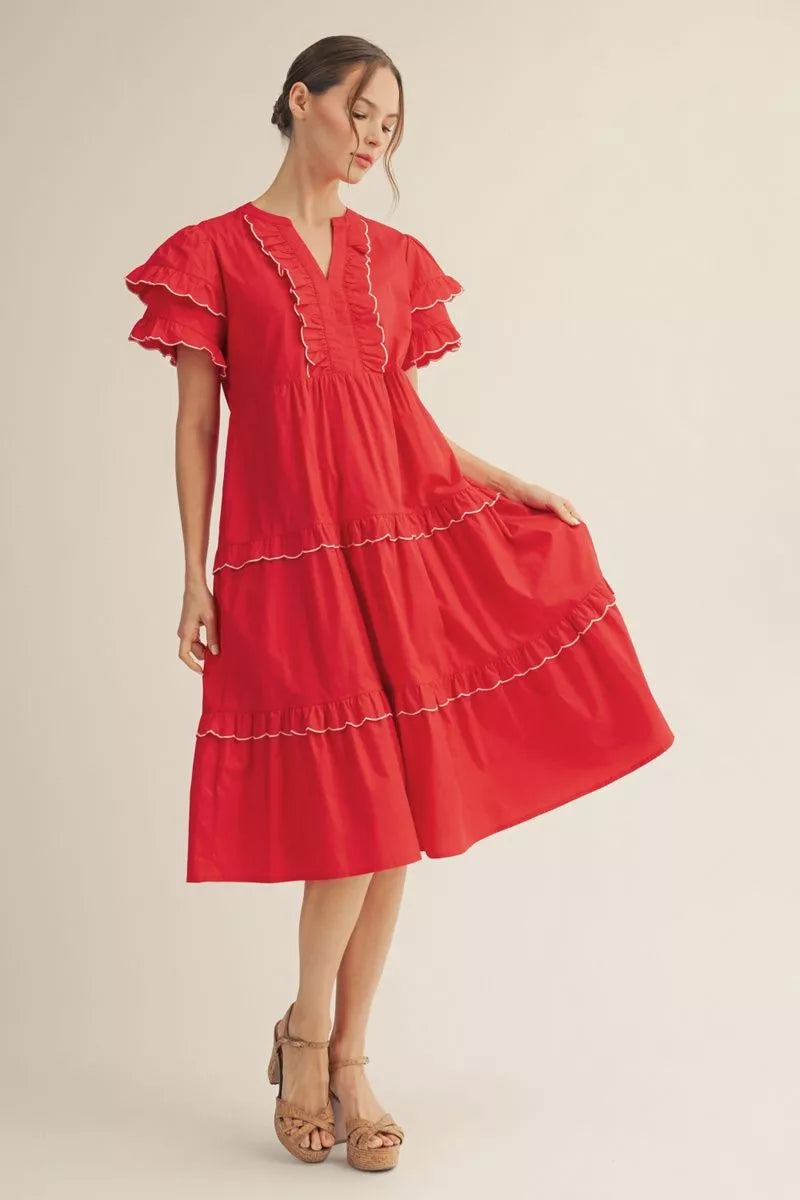 The Sweet Scarlet Dress