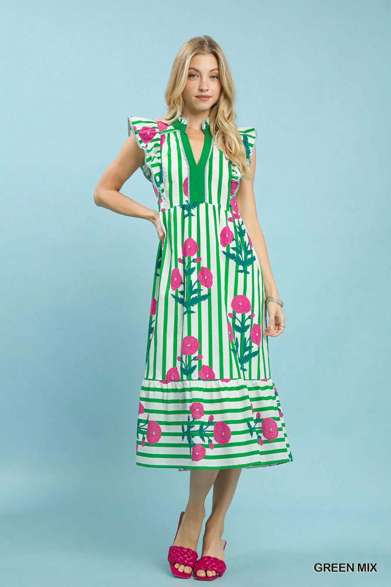 The Coastal Garden Midi Dress