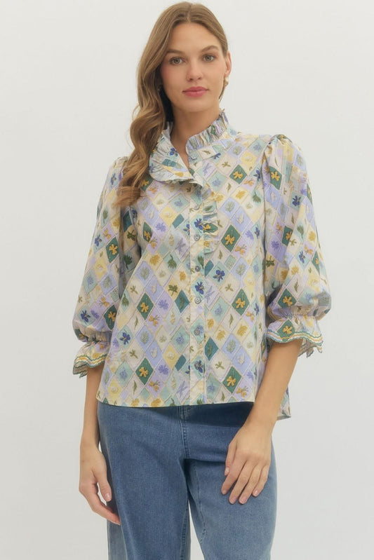 The Pastel Patchwork Blouse