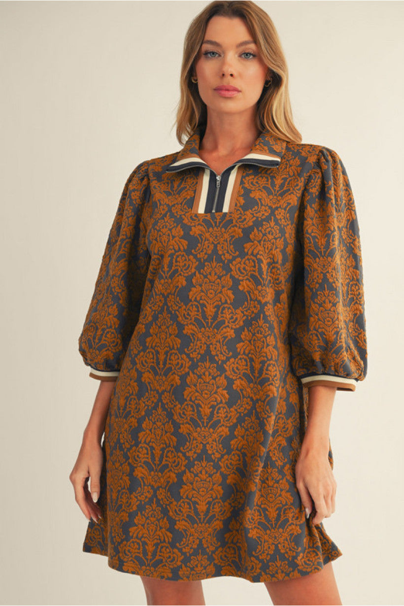 The Preston Jacquard Dress