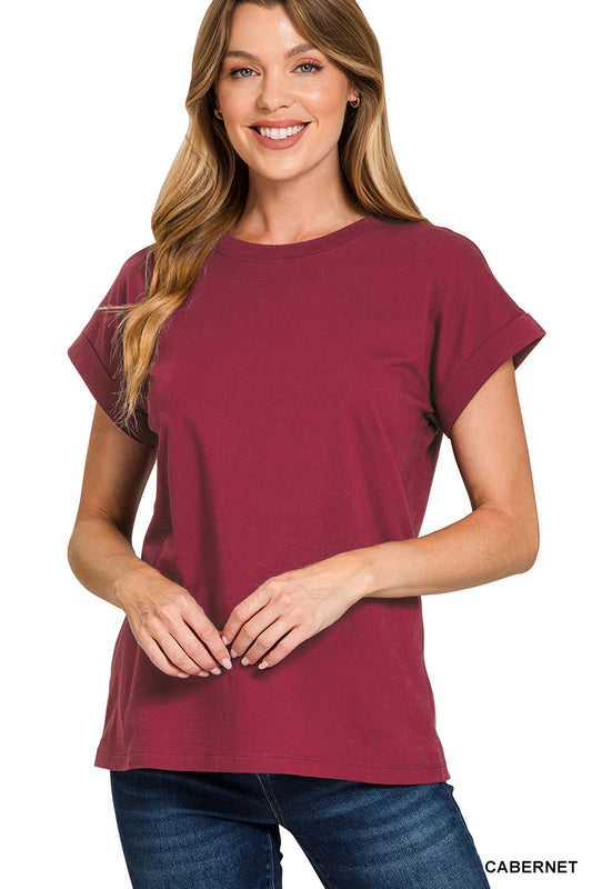 The Everyday Rolled Sleeve Tee