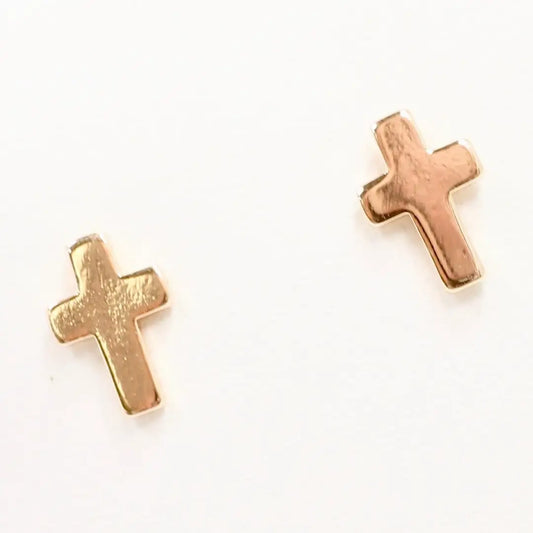 Caroline Hill Christy Cross Studs