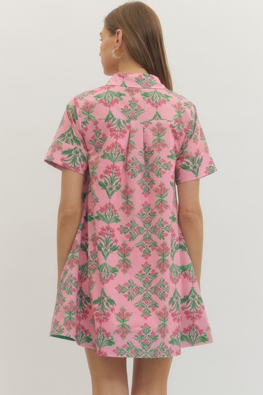 The Blossom Breeze Shirt Dress